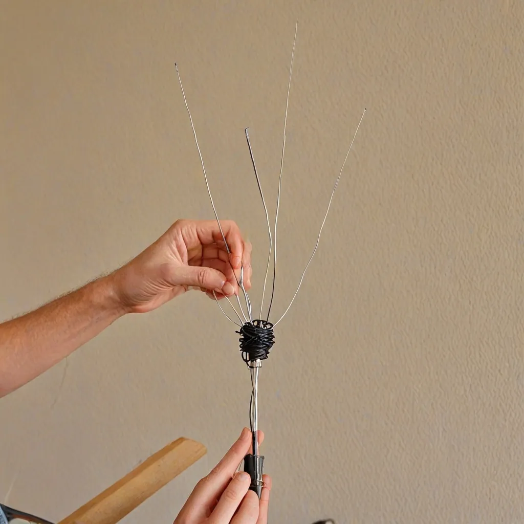 Jak zrobić prostą antenę TV z drutu?