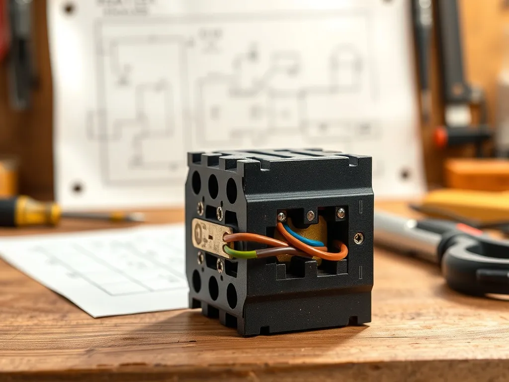 Stycznik 1 fazowy schemat i podłączenie