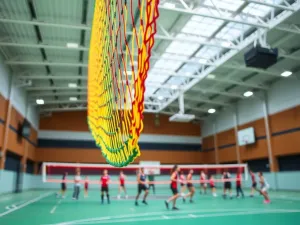 Siatki zabezpieczające na hale sportowe i obiekty rekreacyjne