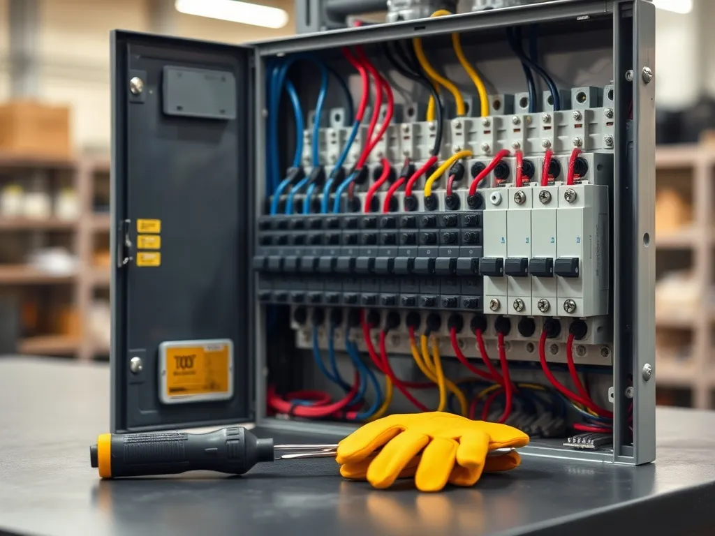 Opis rozdzielnicy elektrycznej szablon do pobrania