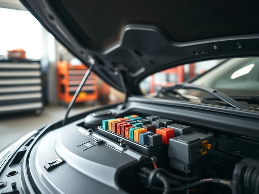 Audi A4 B7 bezpieczniki pod maską – lokalizacja i opis