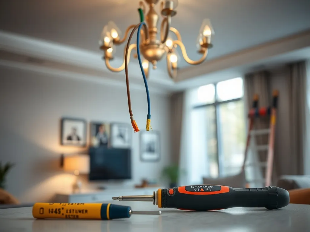 Podłączenie żyrandola 3 kable z sufitu – jak zrobić bezpiecznie?