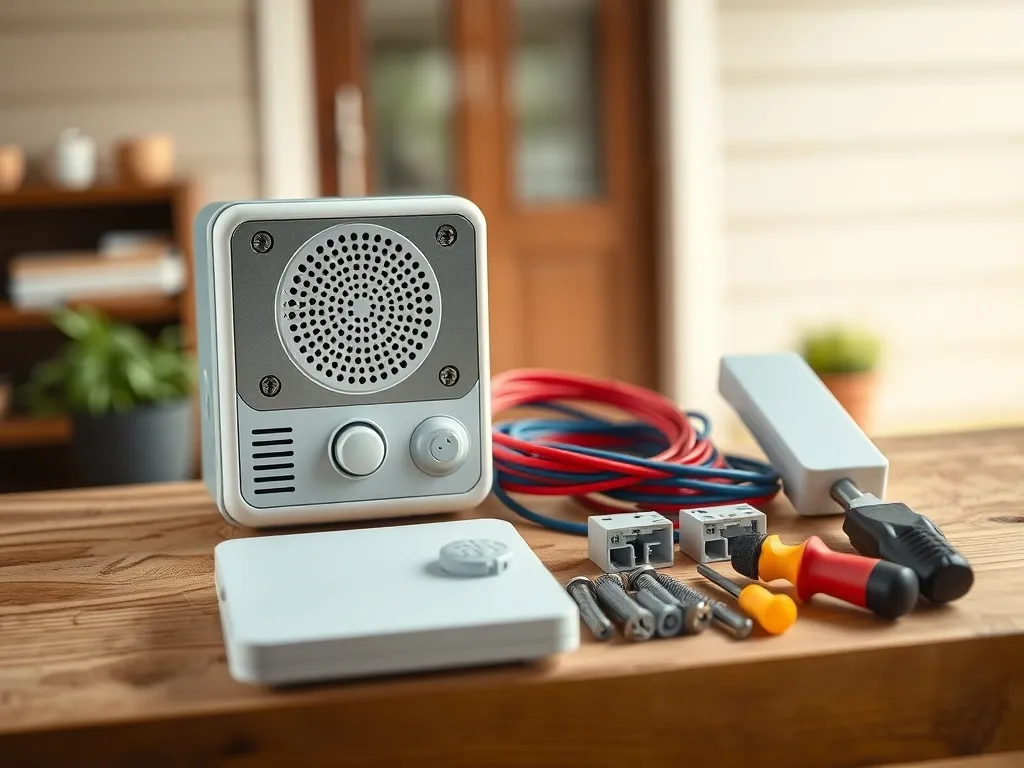 Schemat instalacji domofonu w domu jednorodzinnym